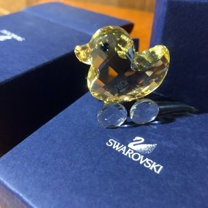 Lucky the duck Swarovski Crystal creation